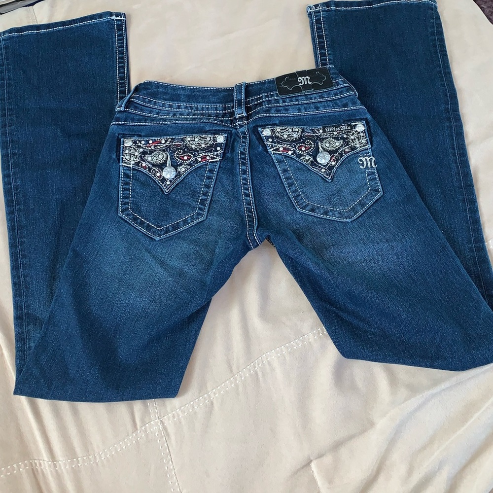 25x32.5 Miss Me Bootcut Jeans